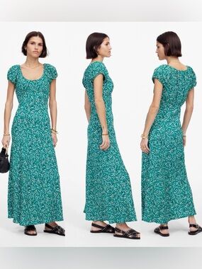 Madewell Floral Midi Maxi Dress 10
